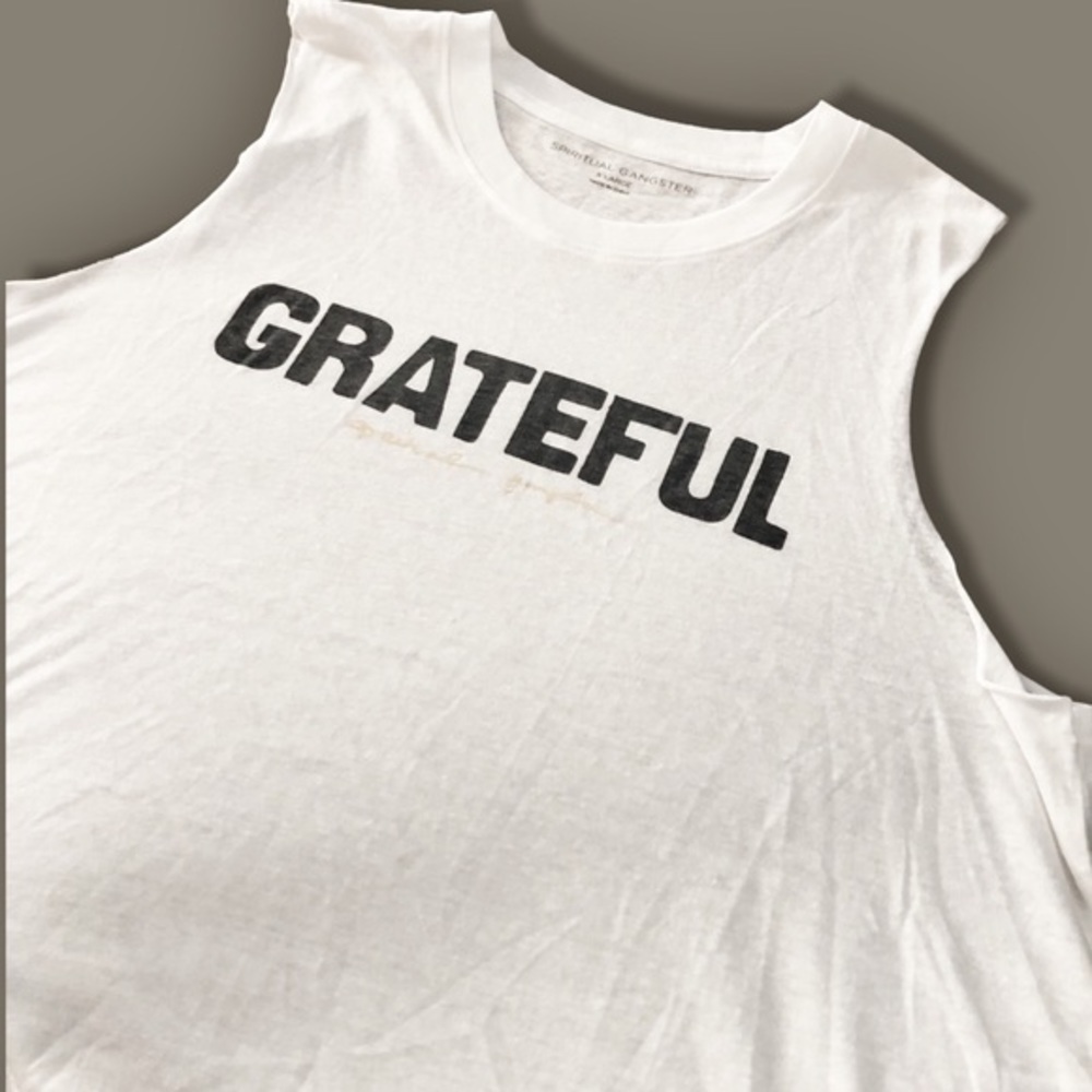 Spiritual Gangster Grateful Crop Tank - Picture 3 of 16